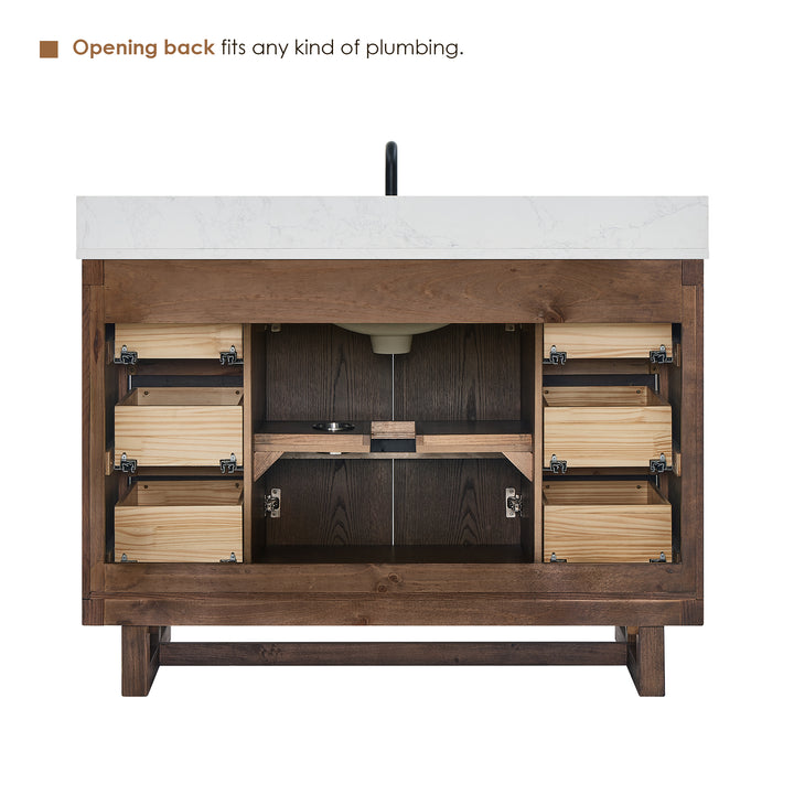 Mowry 48" Single Bathroom Vanity