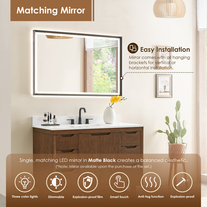 Mowry 48" Single Bathroom Vanity