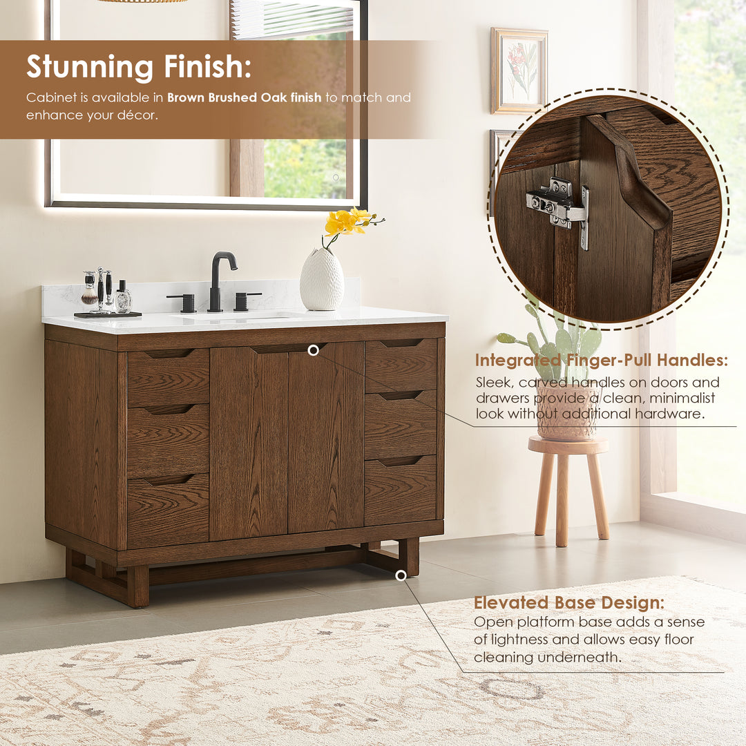 Mowry 48" Single Bathroom Vanity