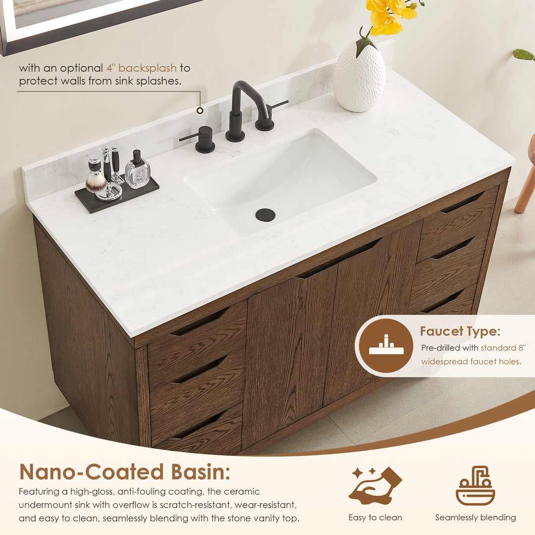 Mowry 48" Single Bathroom Vanity