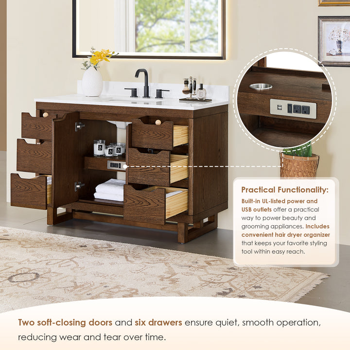 Mowry 48" Single Bathroom Vanity