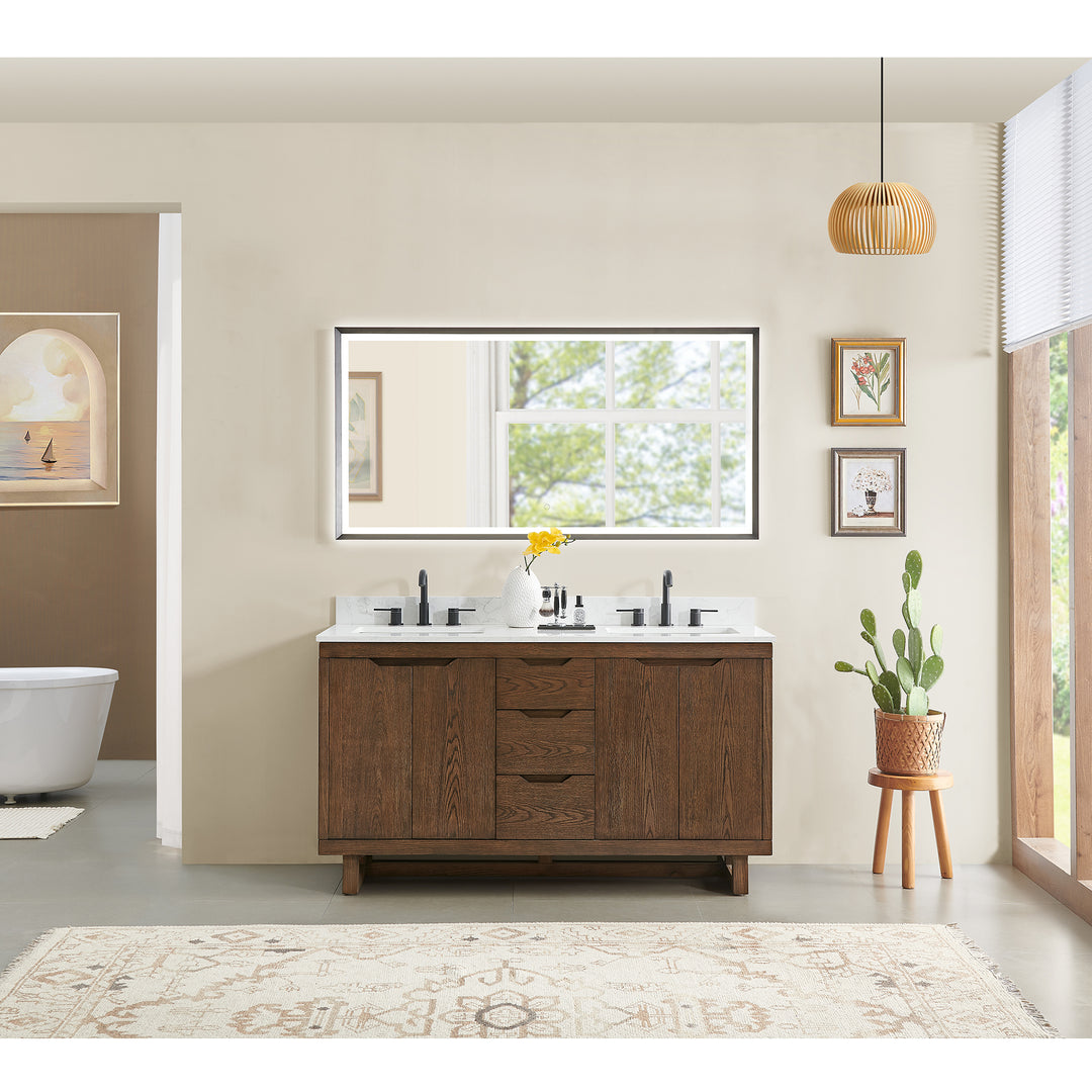 Mowry 60" Double Bathroom Vanity
