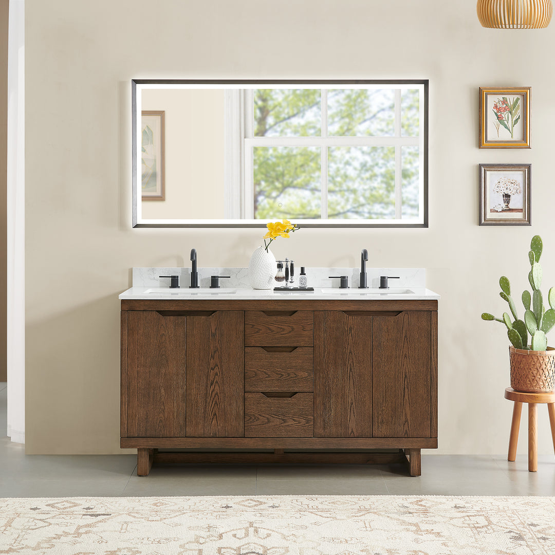 Mowry 60" Double Bathroom Vanity