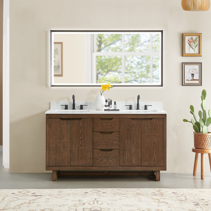 Mowry 60" Double Bathroom Vanity