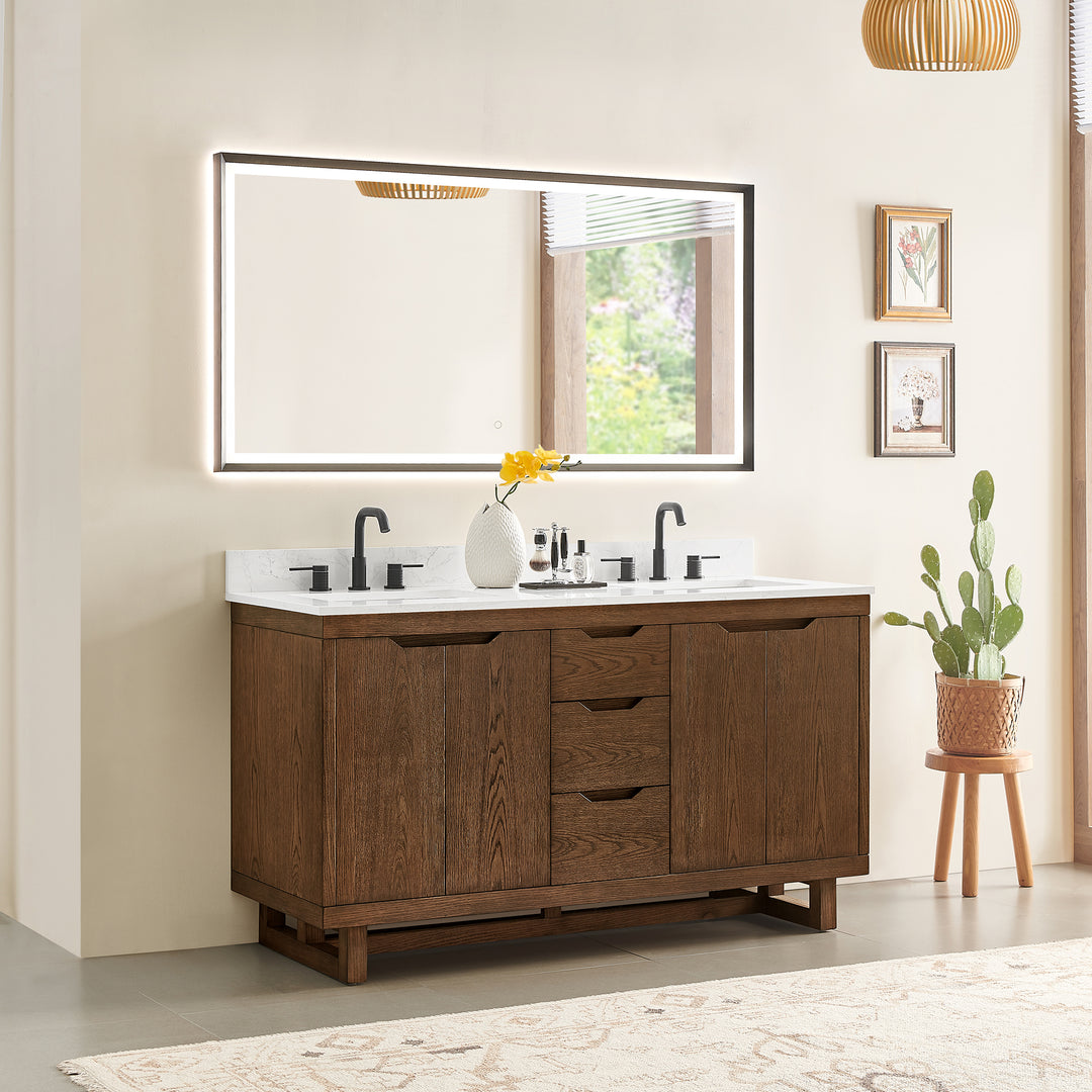 Mowry 60" Double Bathroom Vanity