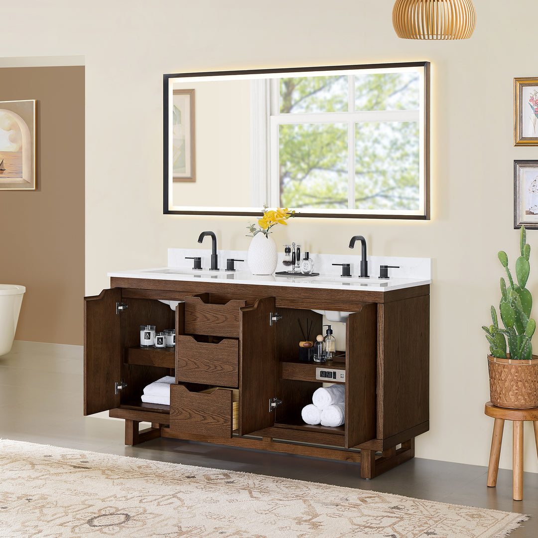 Mowry 60" Double Bathroom Vanity