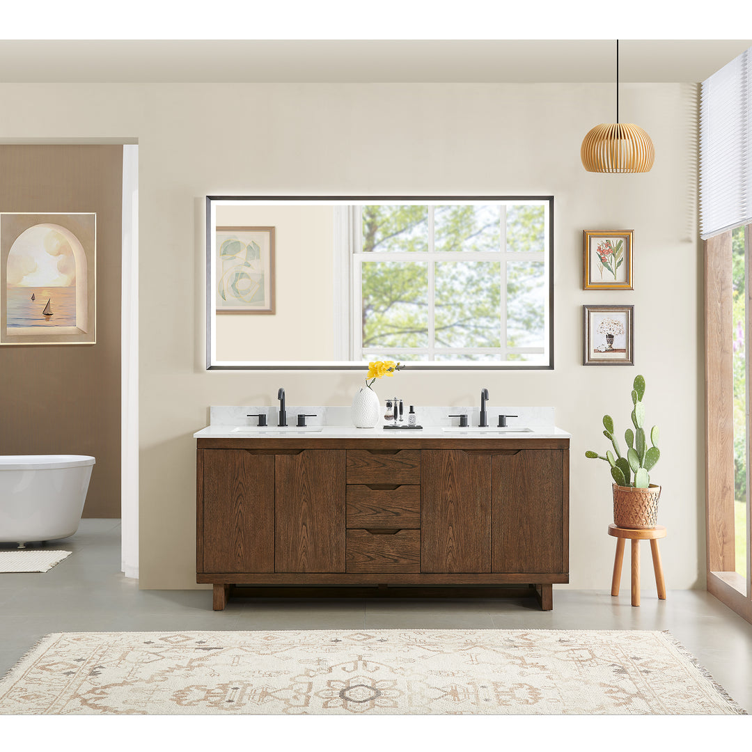 Mowry 72" Double Bathroom Vanity