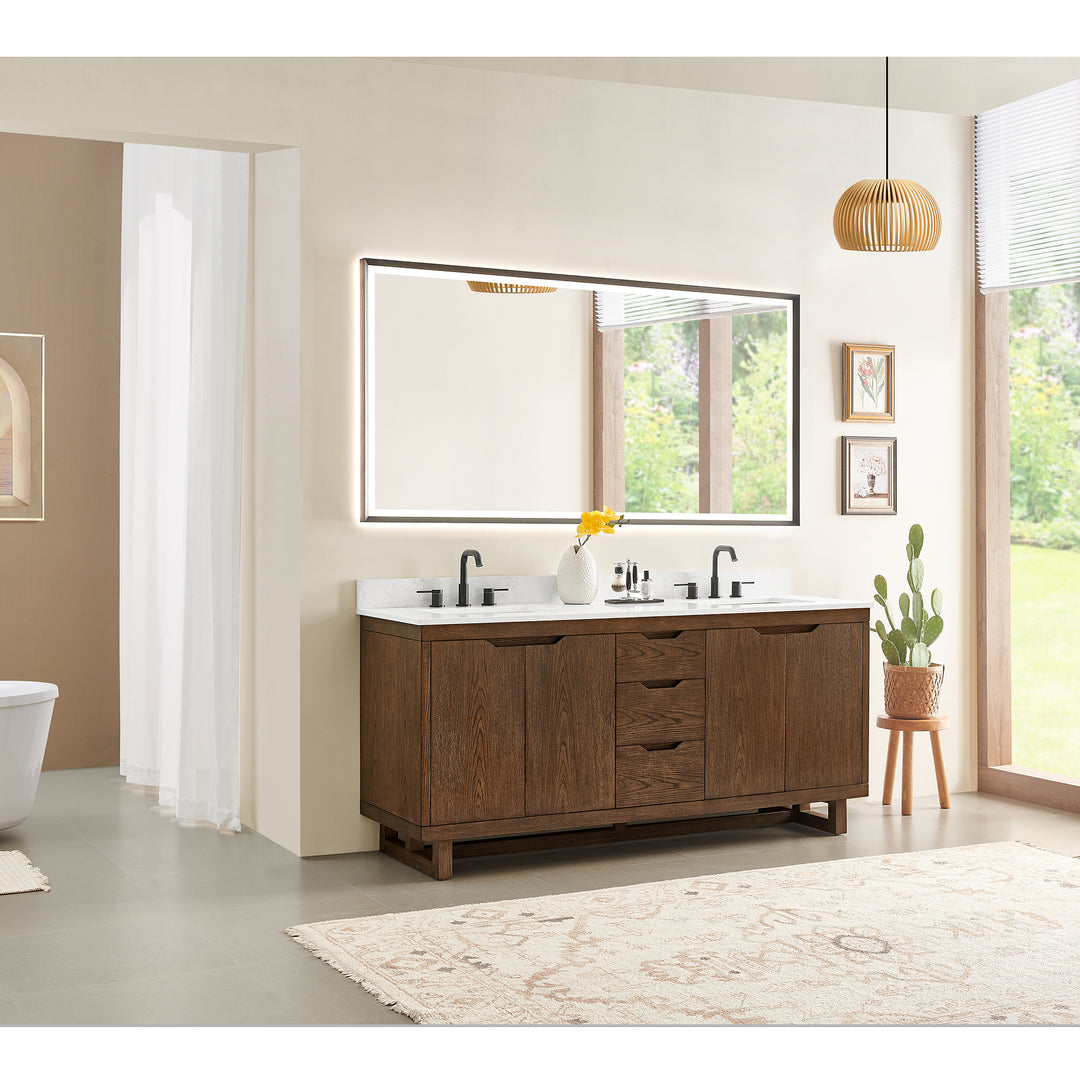 Mowry 72" Double Bathroom Vanity