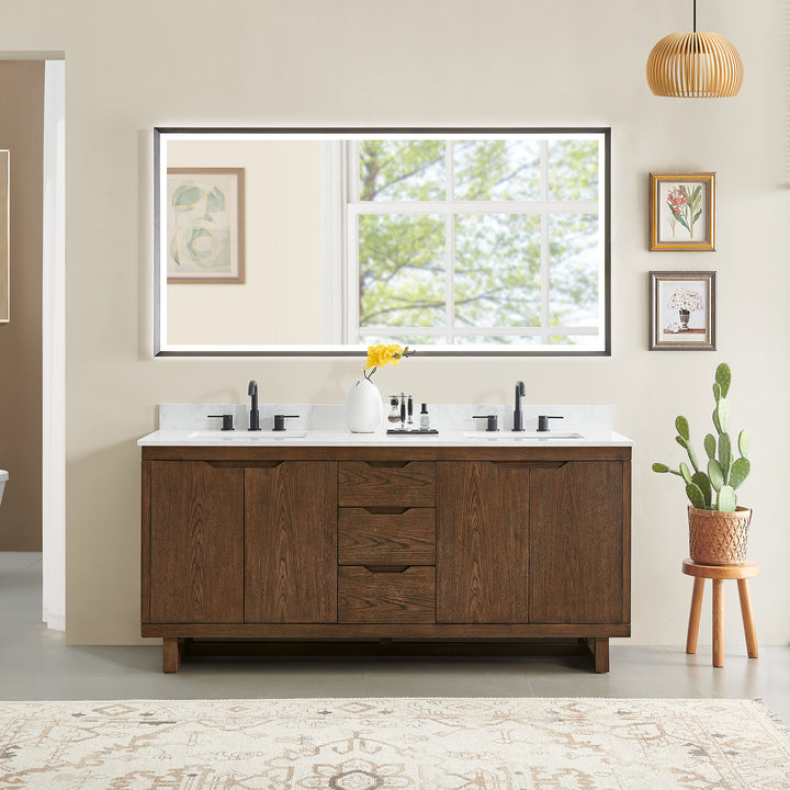 Mowry 72" Double Bathroom Vanity