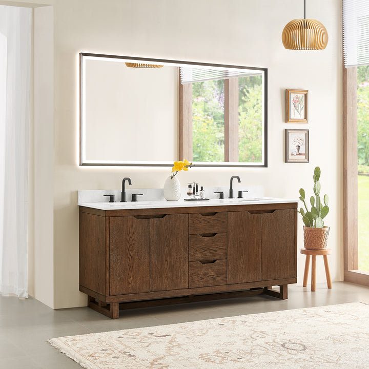 Mowry 72" Double Bathroom Vanity