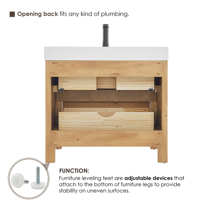 Cascadia 36" Single Bathroom Vanity