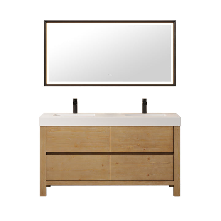 Cascadia 60" Double Bathroom Vanity
