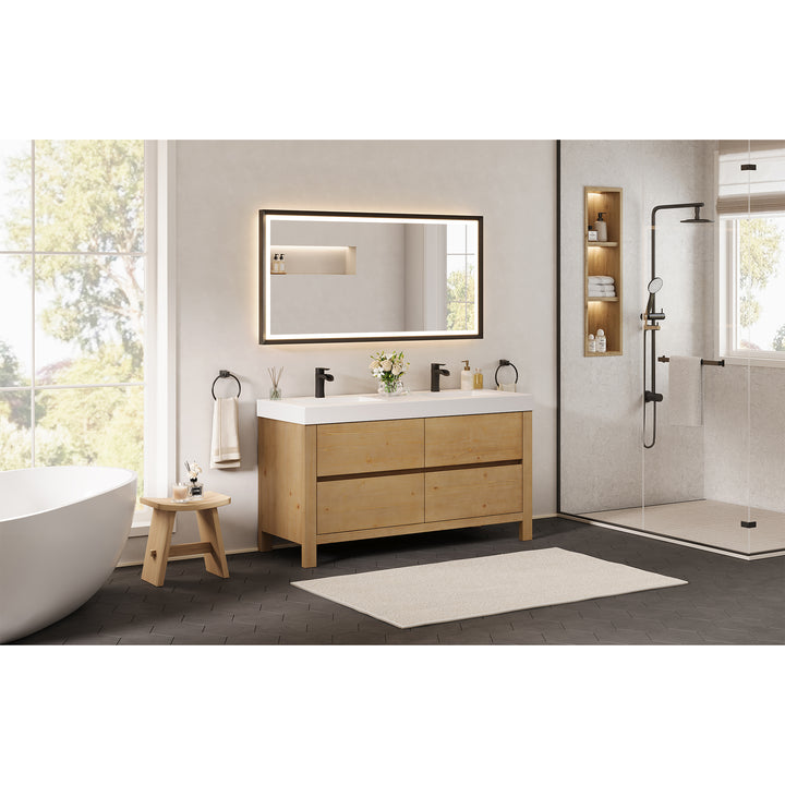 Cascadia 60" Double Bathroom Vanity