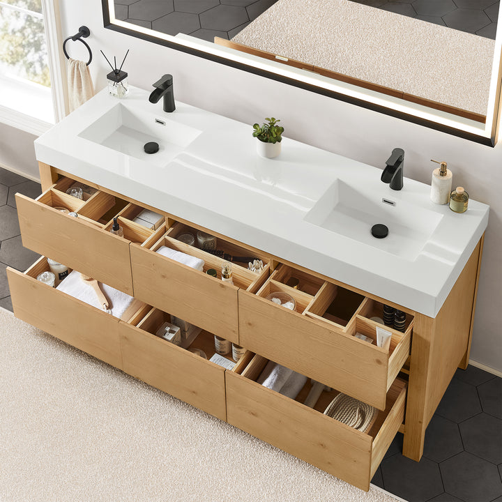 Cascadia 72" Double Bathroom Vanity