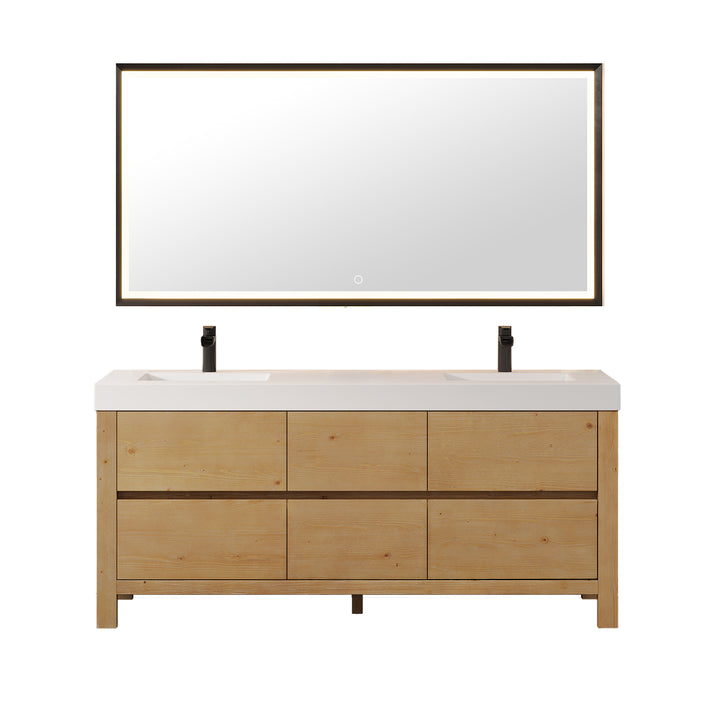 Cascadia 72" Double Bathroom Vanity