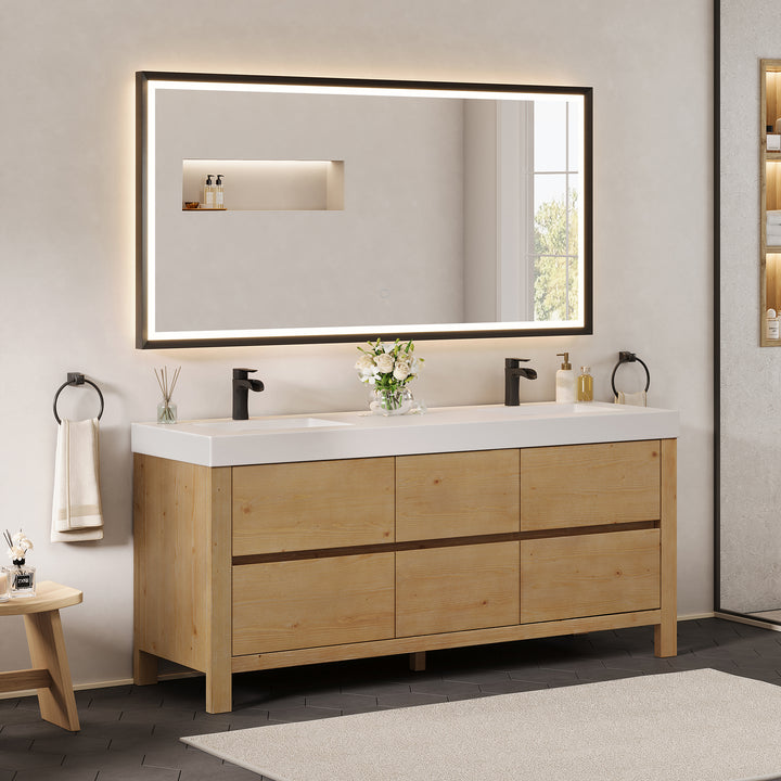 Cascadia 72" Double Bathroom Vanity