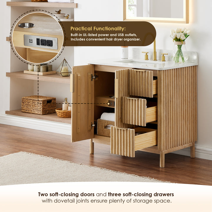 Sierra 36" Single Bathroom Vanity