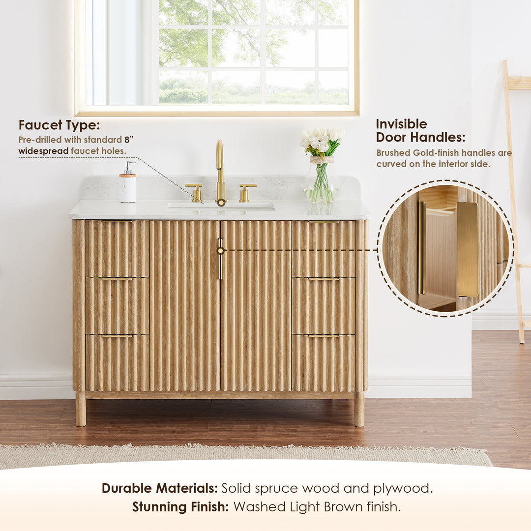 Sierra 48" Single Bathroom Vanity