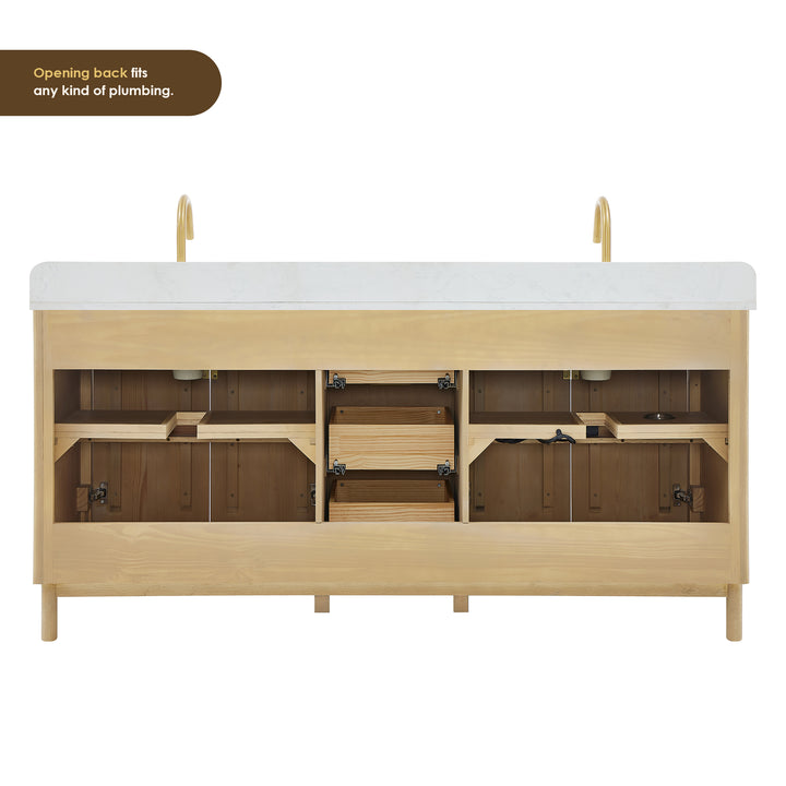 Sierra 72" Double Bathroom Vanity