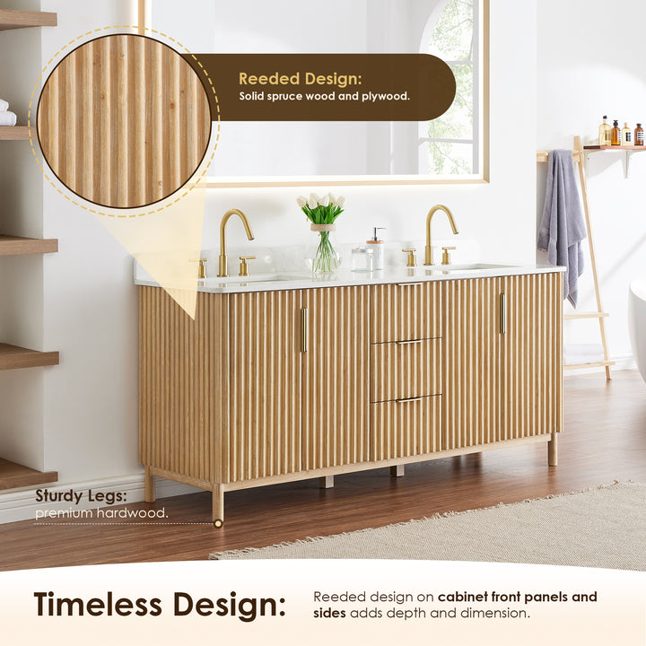 Sierra 72" Double Bathroom Vanity