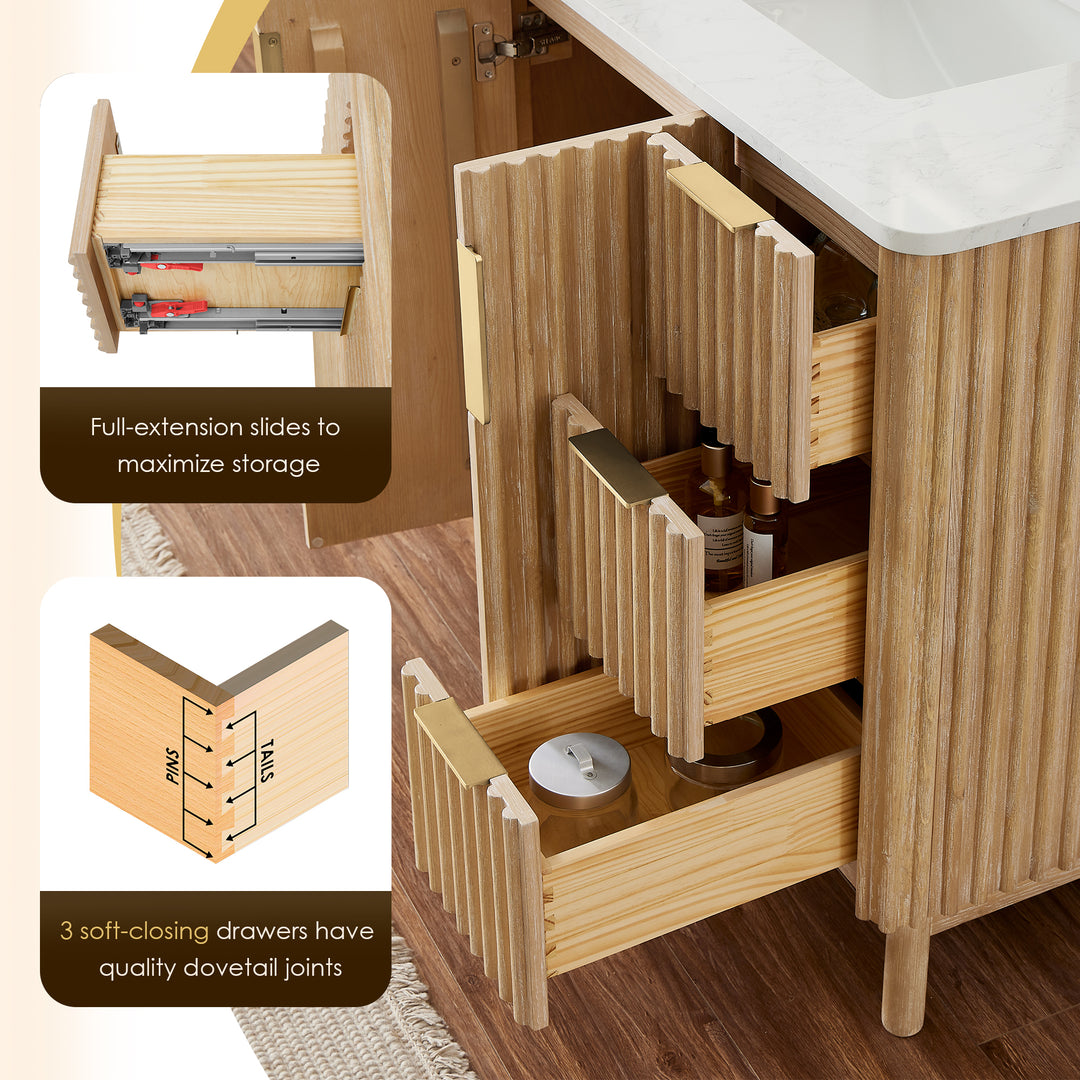 Sierra 72" Double Bathroom Vanity