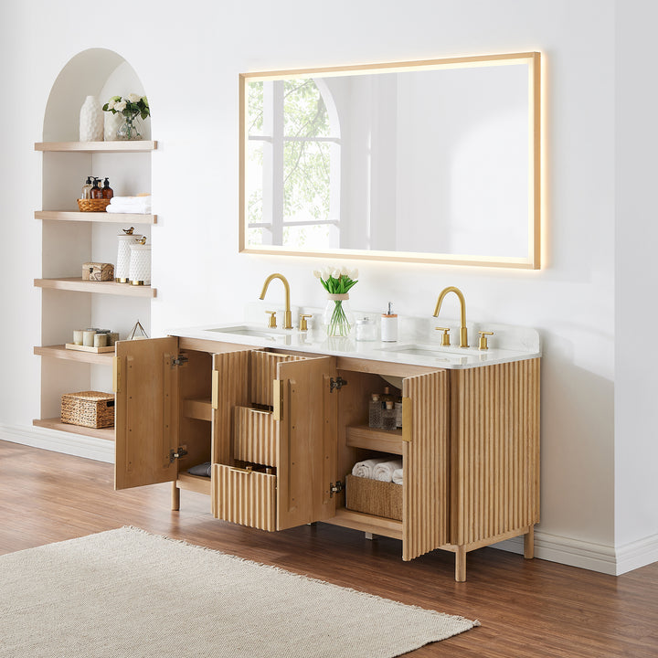 Sierra 72" Double Bathroom Vanity