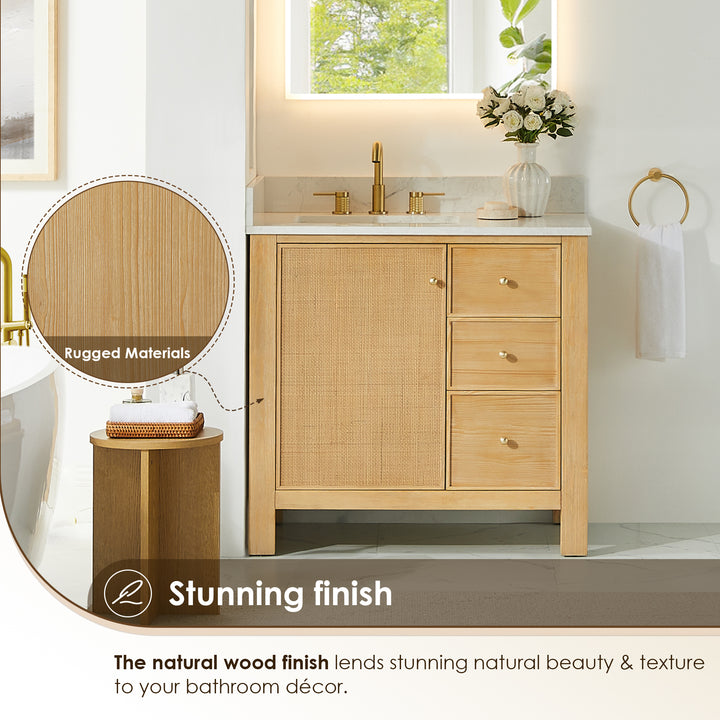 Cedar 36" Single Bathroom Vanity