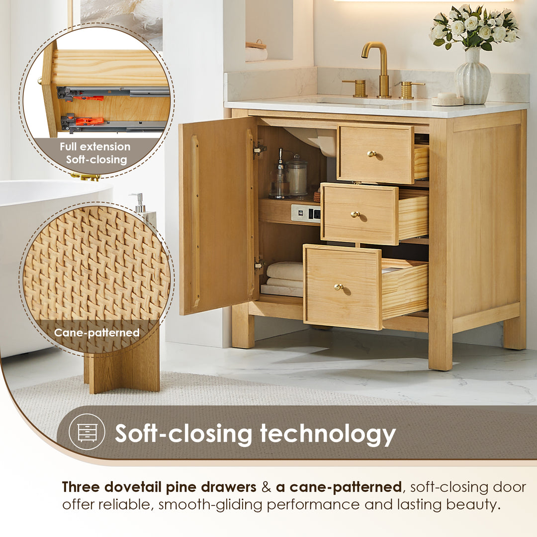 Cedar 36" Single Bathroom Vanity