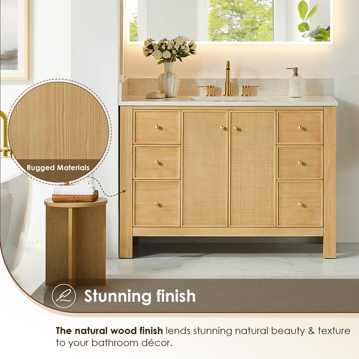 Cedar 48" Single Bathroom Vanity