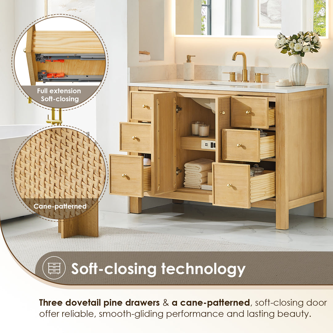 Cedar 48" Single Bathroom Vanity