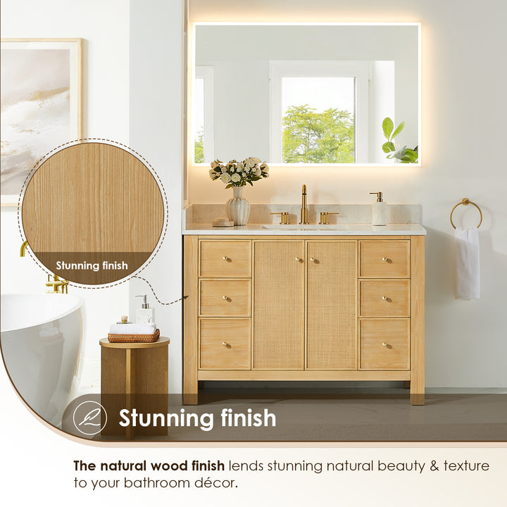 Cedar 48" Single Bathroom Vanity