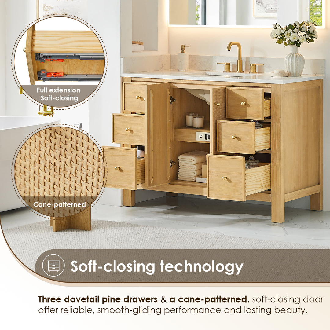 Cedar 48" Single Bathroom Vanity