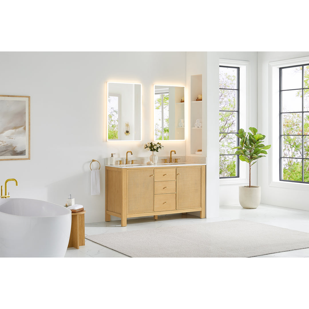 Cedar 60" Double Bathroom Vanity