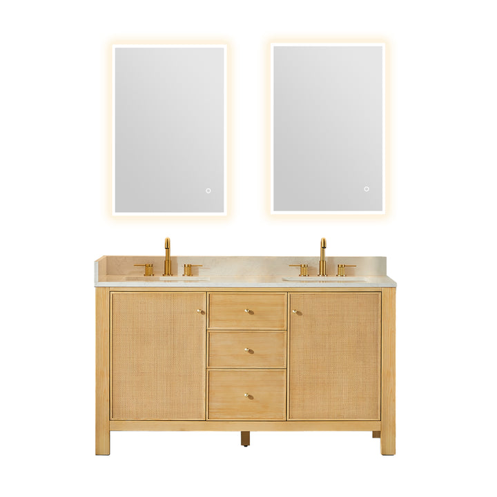 Cedar 60" Double Bathroom Vanity