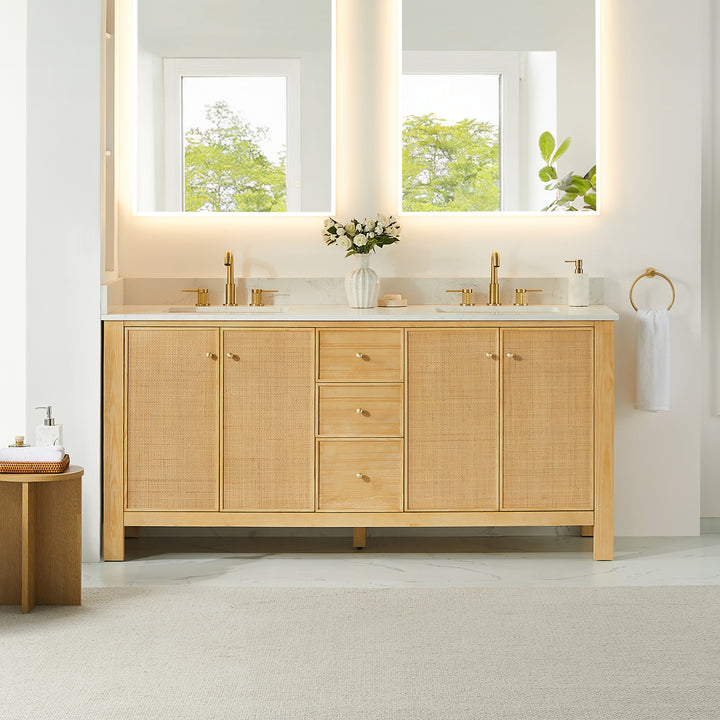 Cedar 72" Double Bathroom Vanity
