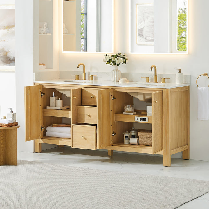 Cedar 72" Double Bathroom Vanity