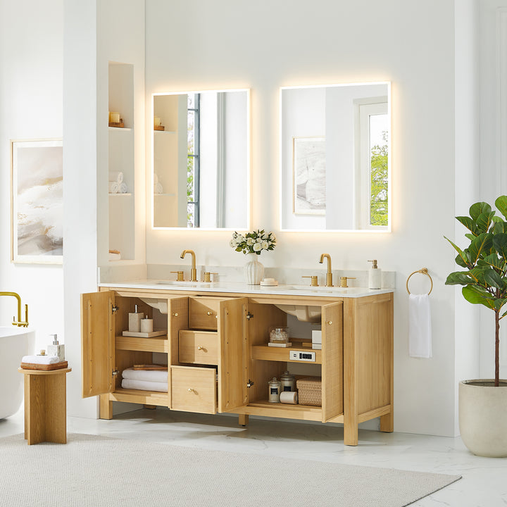 Cedar 72" Double Bathroom Vanity