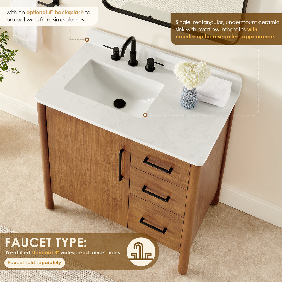 Velora 36" Single Bathroom Vanity