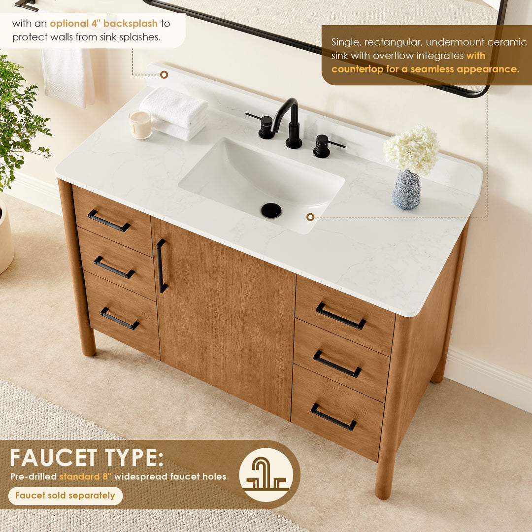 Velora 48" Single Bathroom Vanity