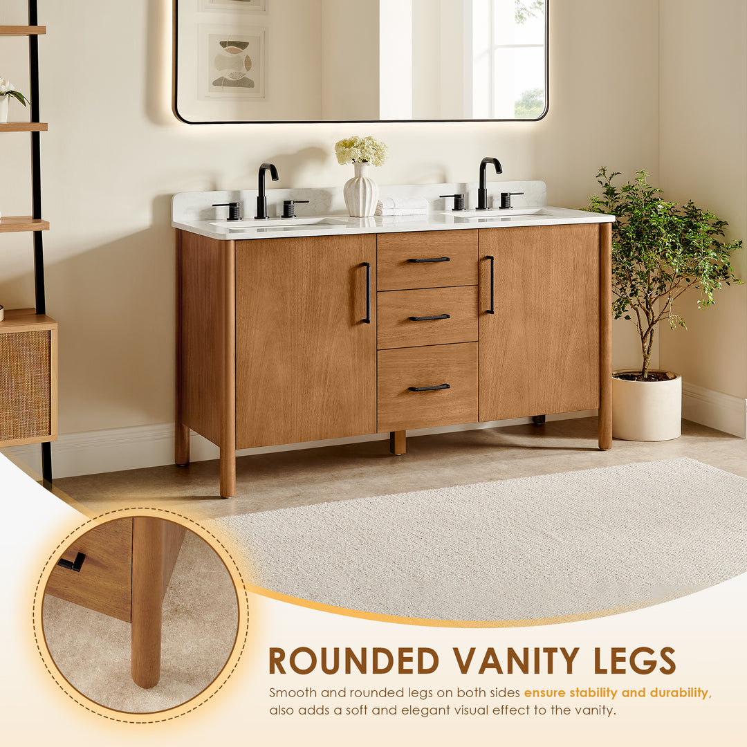 Velora 60" Double Bathroom Vanity