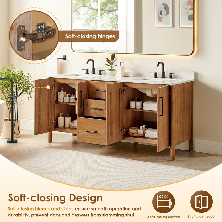 Velora 72" Double Bathroom Vanity