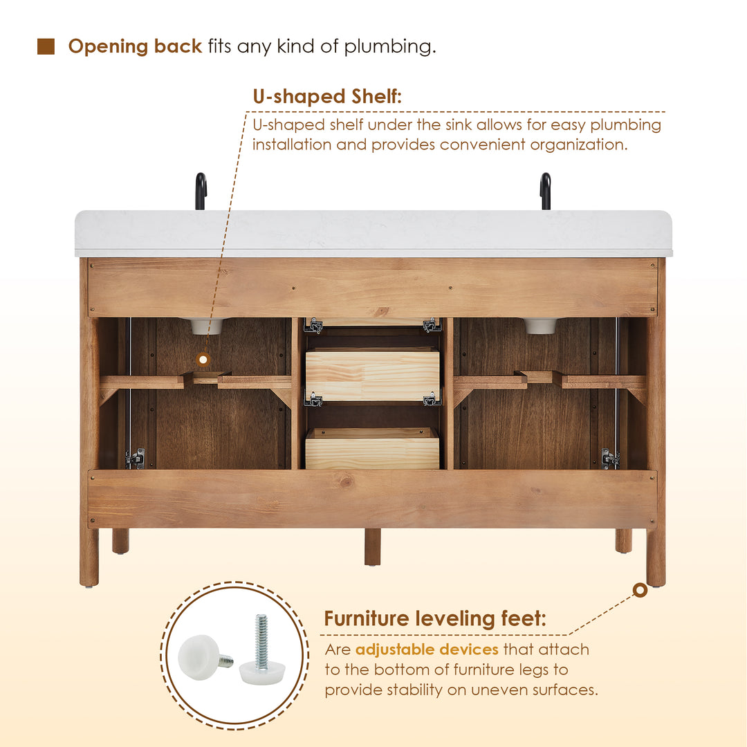 Velora 72" Double Bathroom Vanity