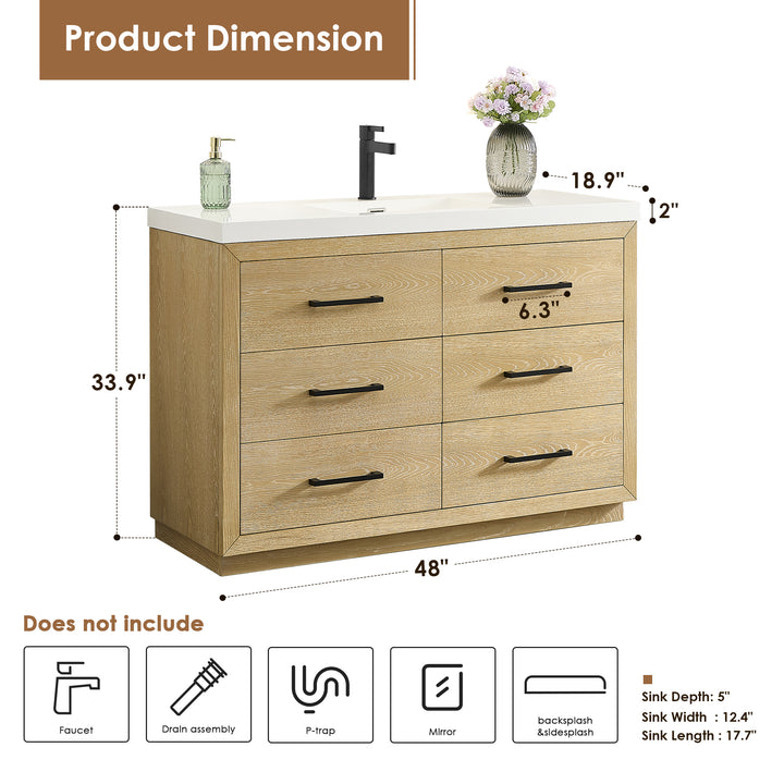 Sigrid 48" Single Bathroom Vanity