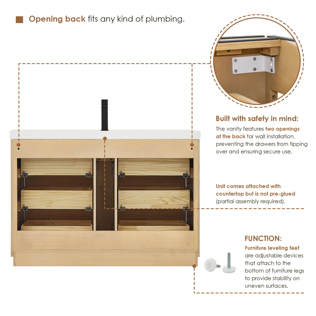 Sigrid 48" Single Bathroom Vanity