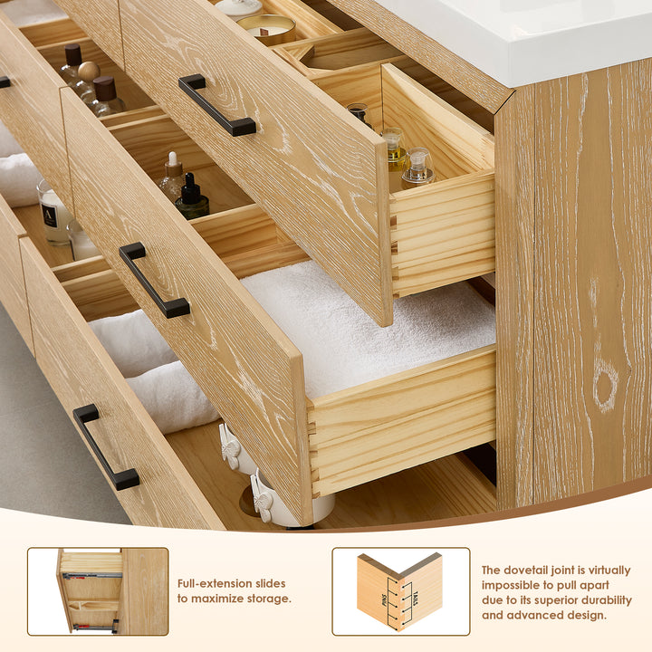 Sigrid 60" Double Bathroom Vanity