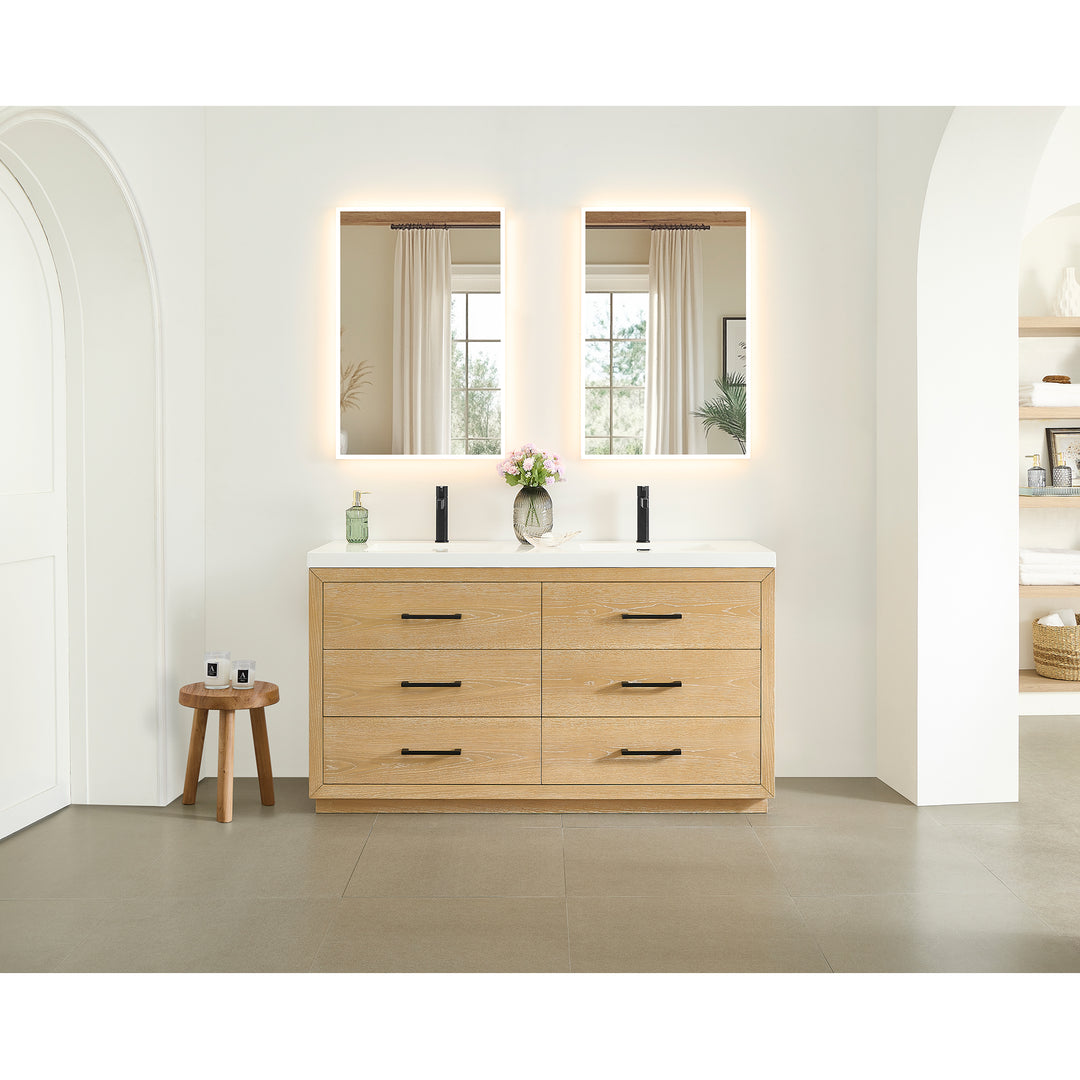 Sigrid 60" Double Bathroom Vanity