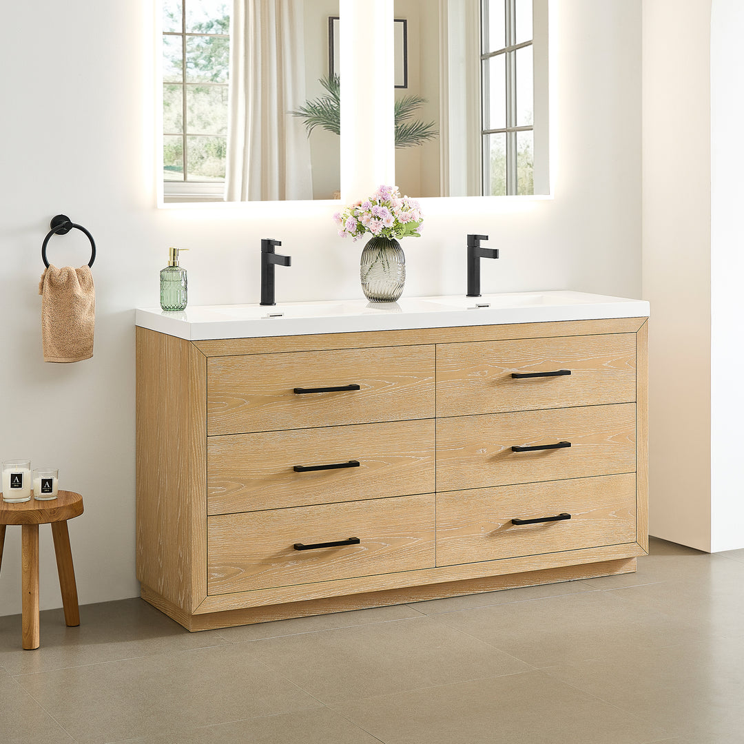 Sigrid 60" Double Bathroom Vanity