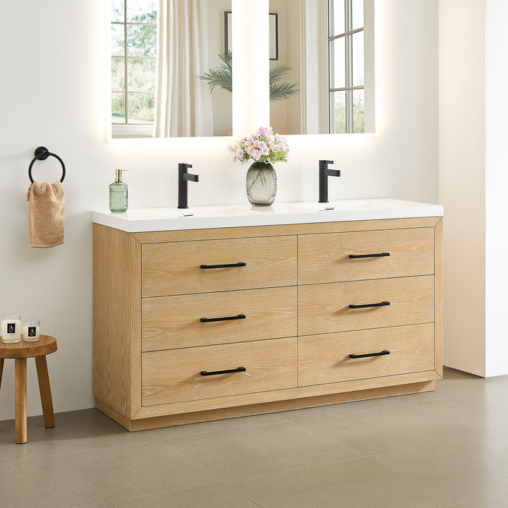 Sigrid 60" Double Bathroom Vanity