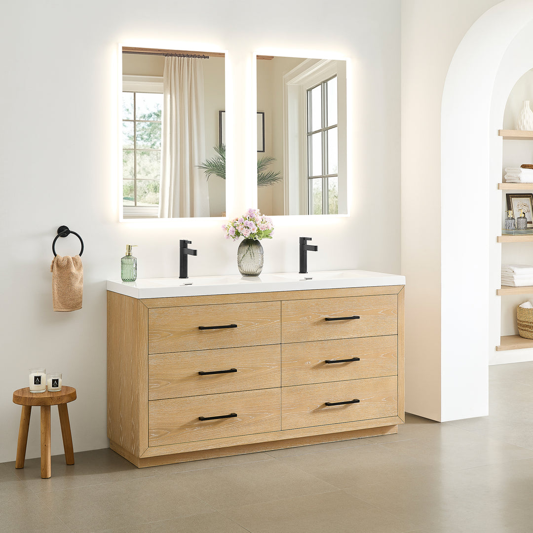 Sigrid 60" Double Bathroom Vanity
