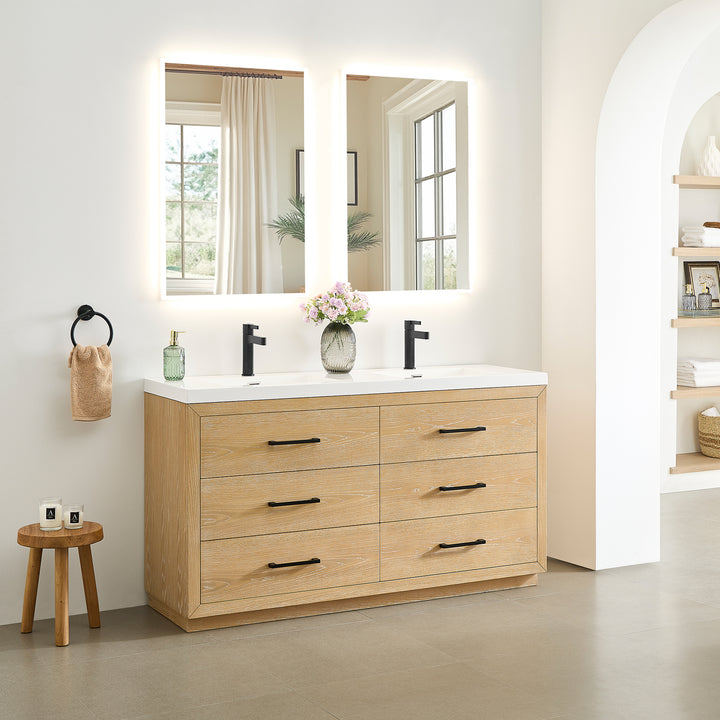 Sigrid 60" Double Bathroom Vanity